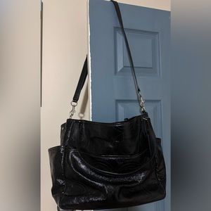 Coach diaper bag patent leather